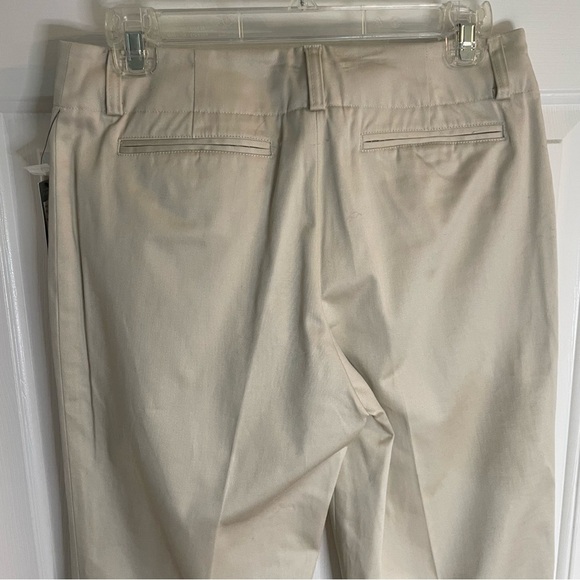 Atelier Chinos neutral tan structured capsule minimalist dressy ladies size 2 - Picture 8 of 8